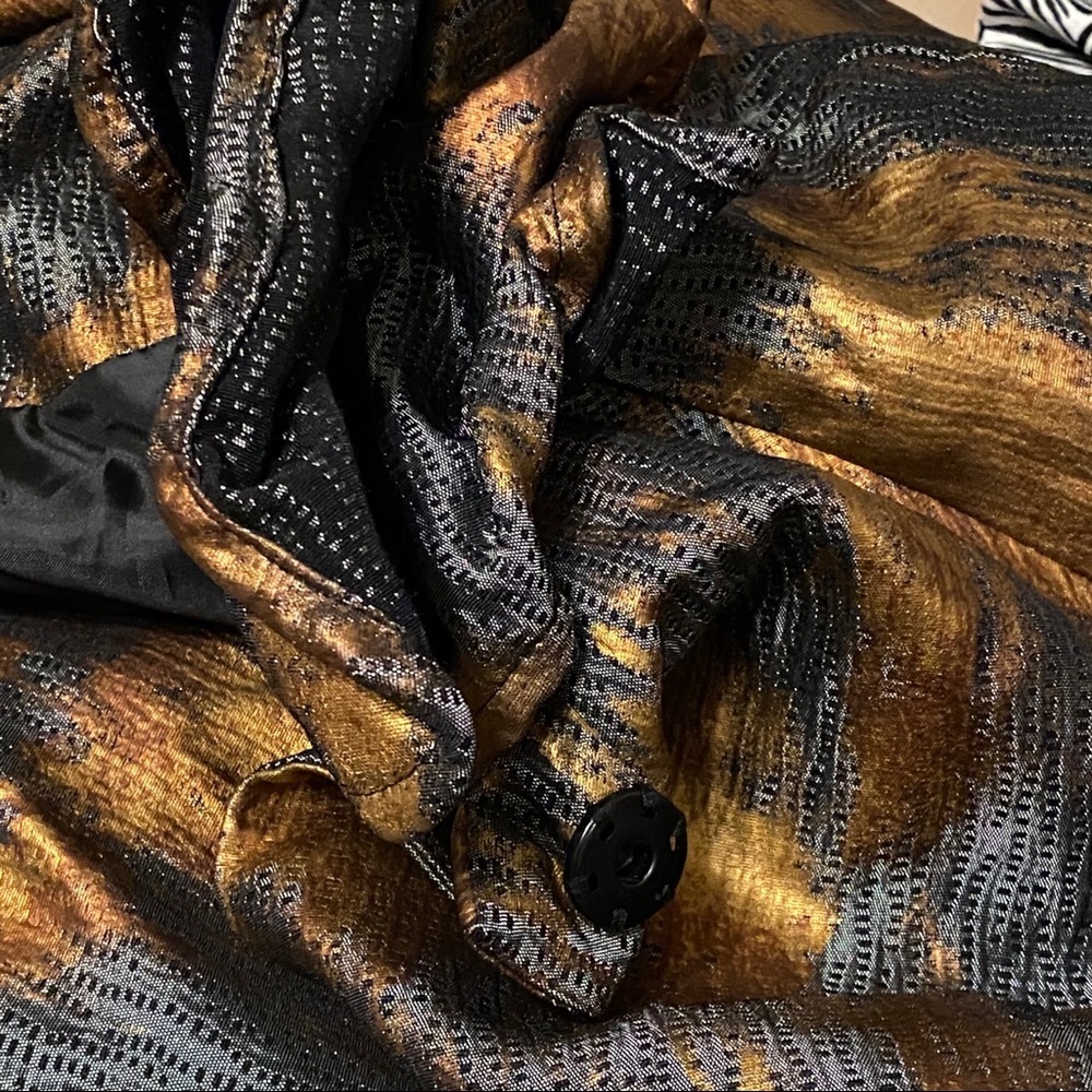 Flair blazer‎ ruffled collar PJ215BR-L NWT Large - Picture 3 of 8